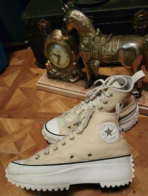 CONVERSE RUN STAR Chuck Taylor  Platform High TOP PUNK Sneakers 9.5
