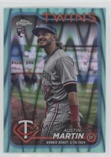 2024 Chrome Update Rookie Debut Aqua RayWave Refractor /199 Austin Martin 11ci