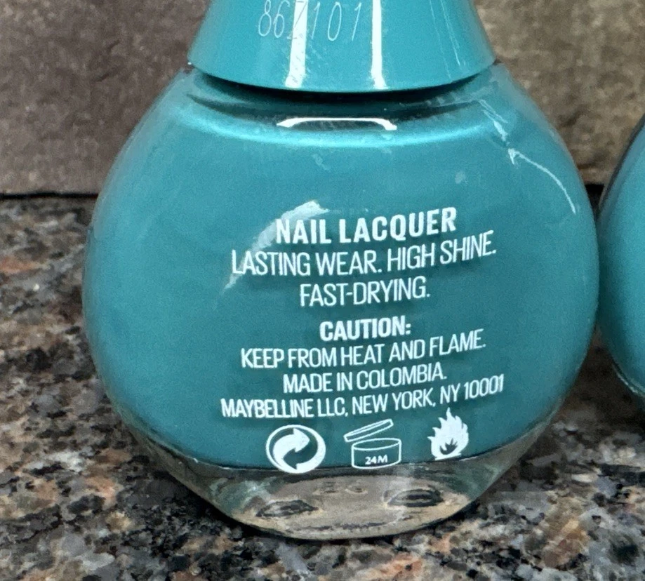 2X Maybelline Fast Gel Nail Lacquer 300 Tropic Aqua - Image 3 of 4