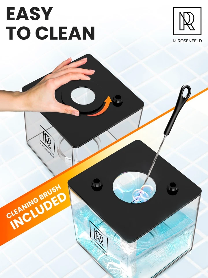 M. ROSENFELD Juego de Cachimba Negra 1 Manguera con Base LED, Fácil Configuración Foto 3 de 4