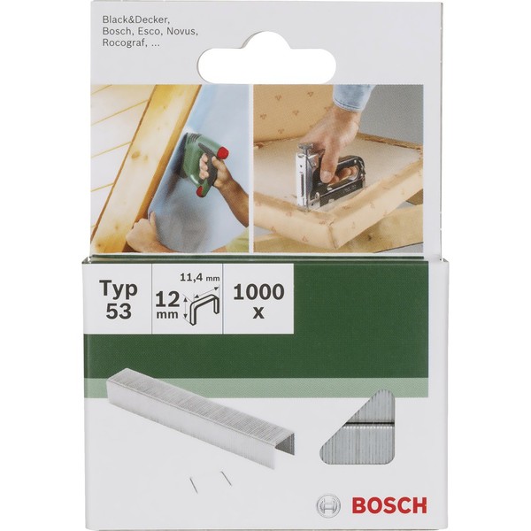 Bosch Accessories 2609255822 Feindrahtklammern Typ 53 1000 St. Abmessungen (L...-image