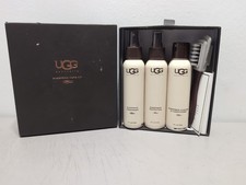 UGG Sheepskin Care Kit 4 Piece Set Cleaner Protector Refresher Brush Used Once