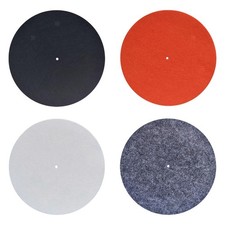 Turntable Platter Mat Felt Record Player Mat Slipmat Static Reduction Anti Slip