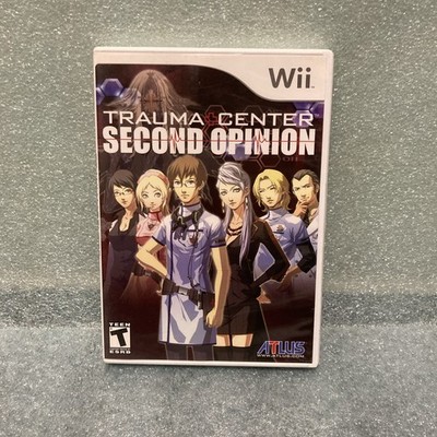 Trauma Center: Second Opinion Nintendo Wii 2006 **GREAT CONDITION WITH MANUAL**