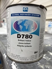 PPG Industries D780 Brilliant Yellow 1 Quart