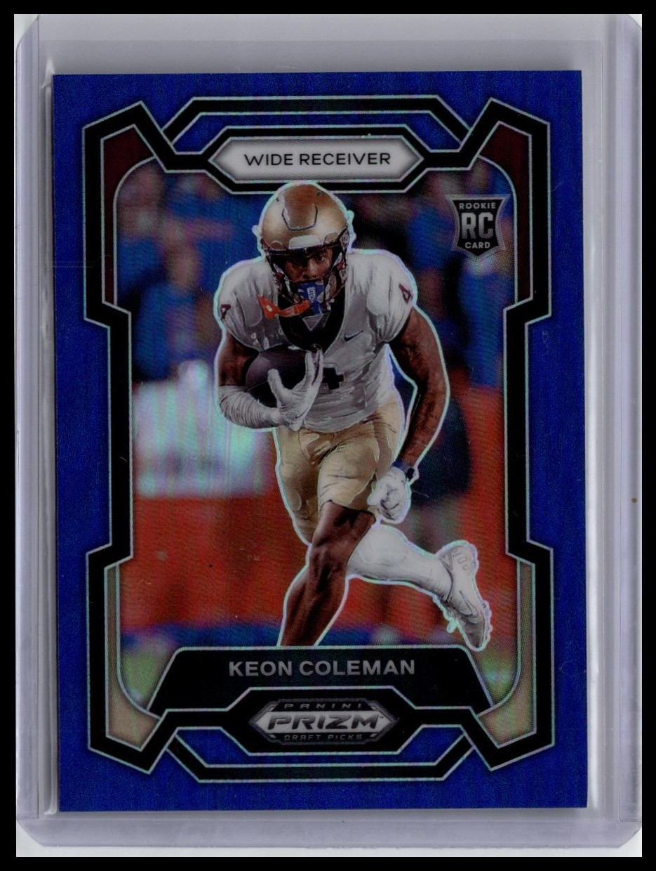 2024 Panini Prizm Draft Picks #120 Keon Coleman Blue #/199
