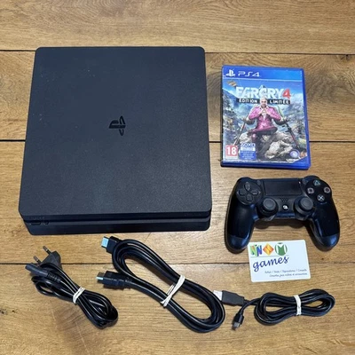 Console Sony PS4 500Go – Noir – Avec Manette, Câbles Et 1 Jeu Inclus