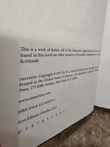 Destined : A House of Night Novel by Kristin Cast and P. C. Cast (2011,... - Foto 3 di 8