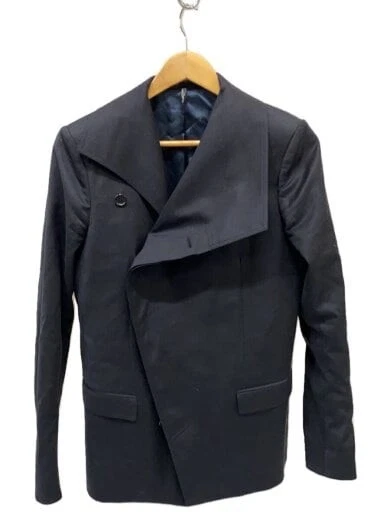 Dior HOMME 09AW Giacca avvolgente misto cashmere 44 Lana BLK 9H3123341142 