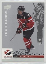 2017 Upper Deck Team Canada Juniors High Gloss 22/25 Nick Merkley #85 0a1