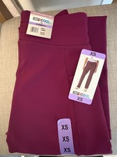 32 Degrees COOL Women's XS Active Flare Pant Purple1752055 New NWT 