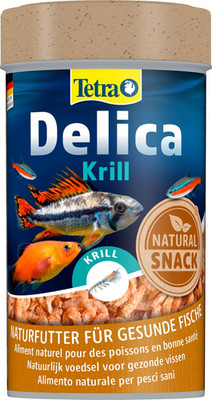 Tetra Delica Krill Naturfutter gefriergetrocknete Krill Snacks Zierfische 100 ml