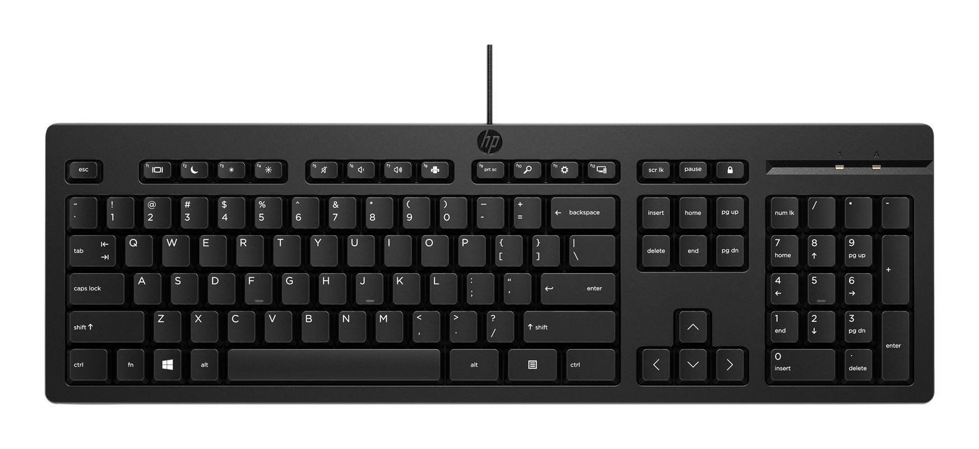 HP 266C9AA#ABY 125 Wired Keyboard Danish