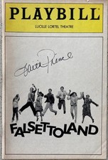 FAITH PRINCE (Only) Signed Playbill FALSETTOLAND STEPHEN BOGARDUS CHIP ZIEN 1990
