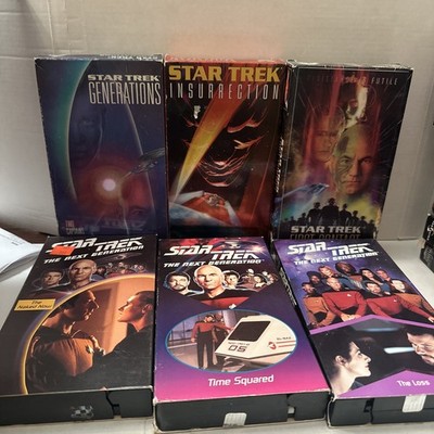 Star Trek The Next Generation VHS Lot of 6  tapes - Sci Fi TV collection