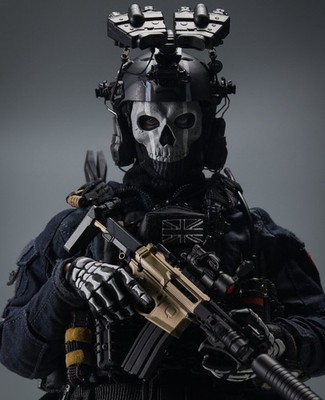 1/6 Call Of Duty Ghost 2.0 Figure Upgraded Ver. E&S Bravo 0-7 Kill Or Capture 
