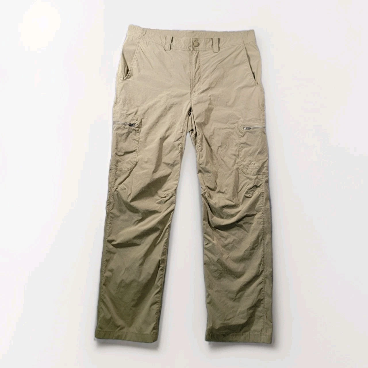 L.L. Bean Mens 34x32 (31L) Nylon Cargo Hiking Outdoor Stretch Pants Khaki Beige
Opens in a new windo