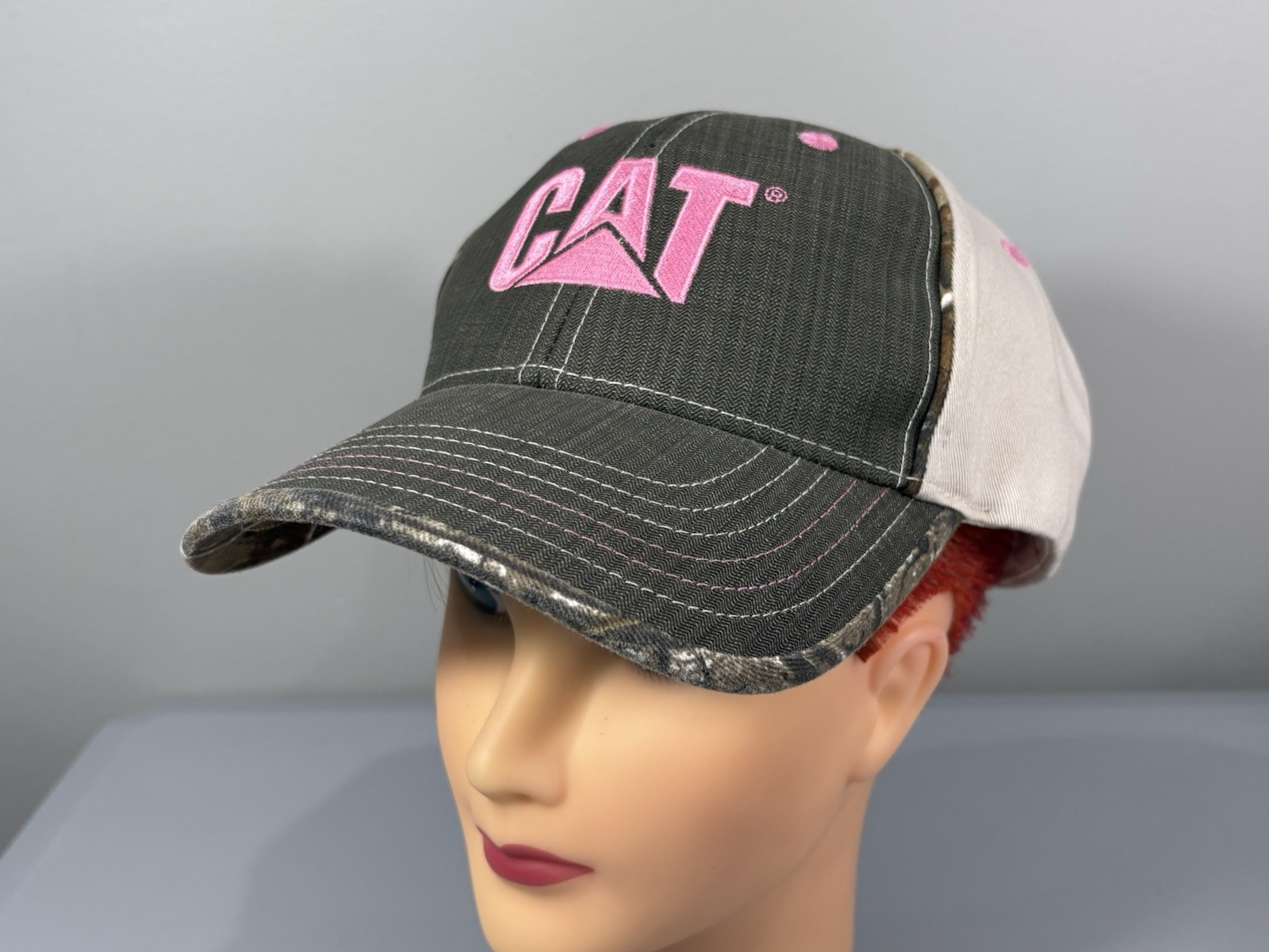 CAT Strapback Baseball Cap Multicolor One Size Ad… - image 1