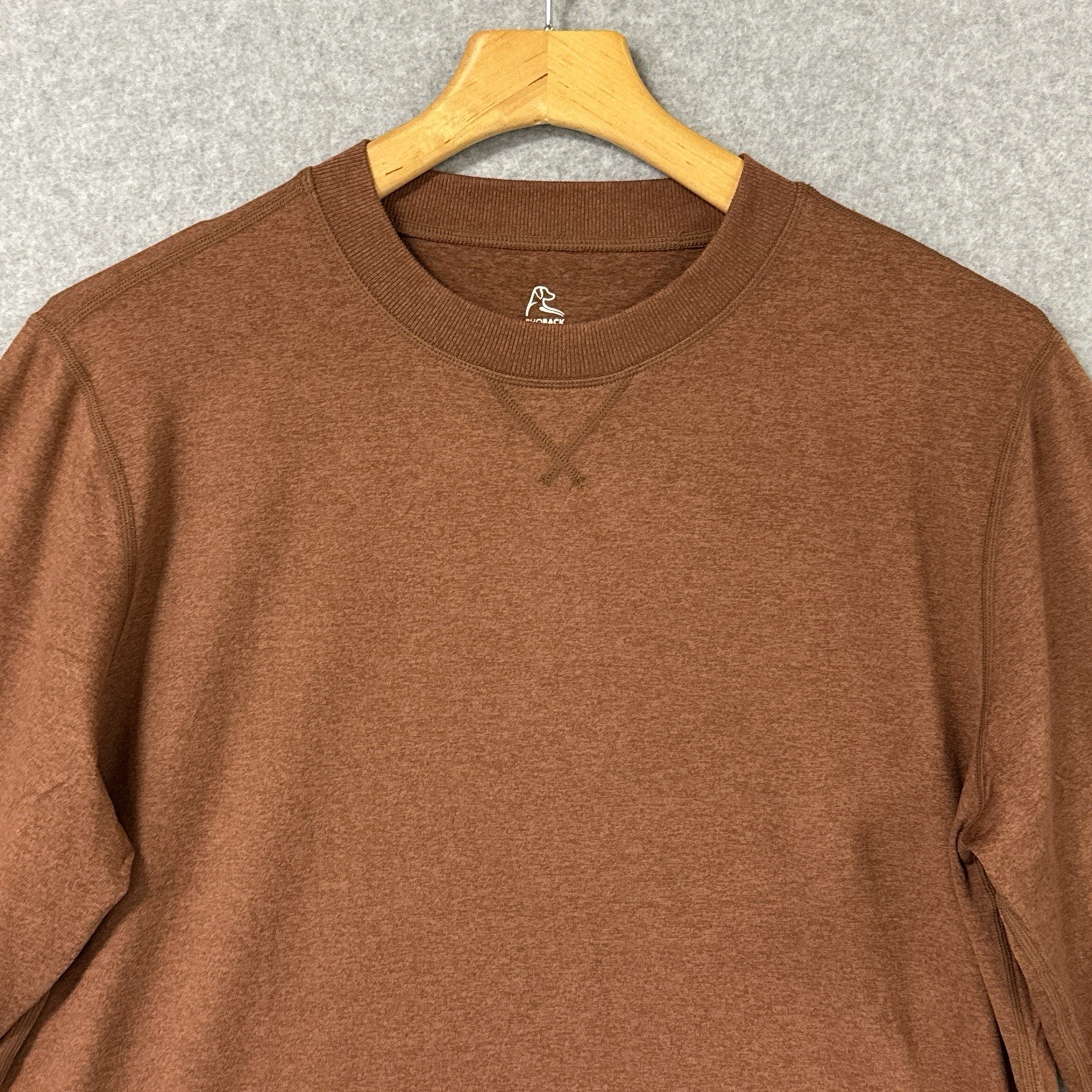 Rhoback Pace Performance Crew Sweatshirt Burnt Or… - image 2