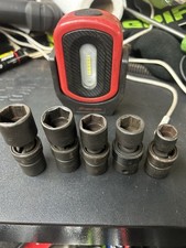 SAE Snap On Swivel Set 3/8 Drive And Snap On Light