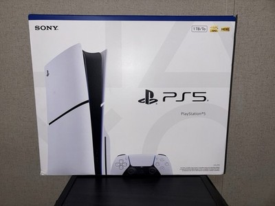 Sony PS5 Slim Digital Edition 1TB Video Game Console - White