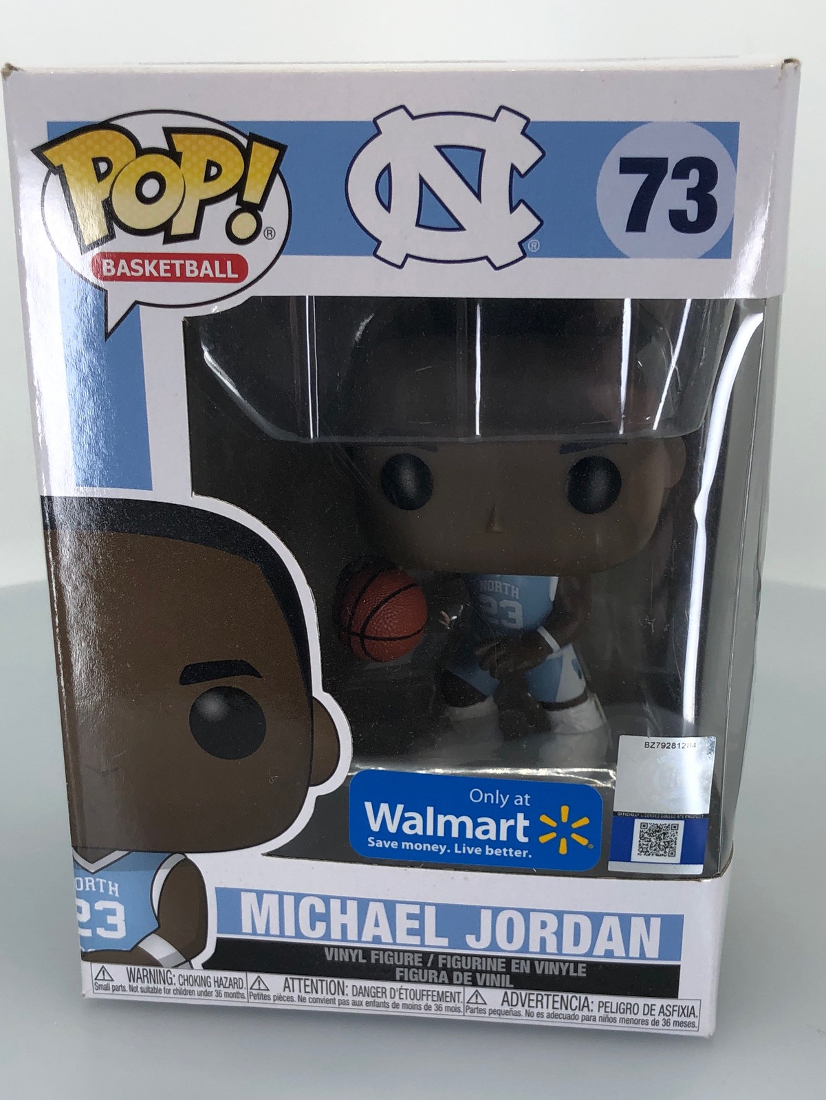 Michael Jordan Unc Home Unc #73 Damaged Box See Pics