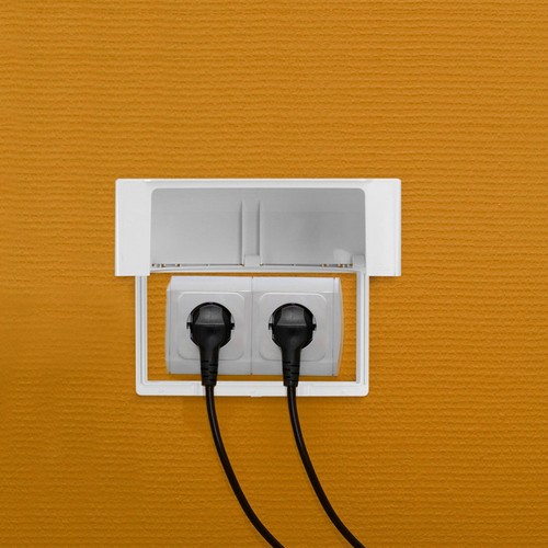 2 Pcs Waterproof Socket Cover Wall for Bathroom Protector Outlet - Picture 6 of 12