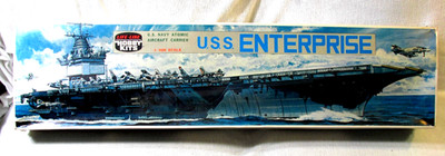 Vntg Life Like B243 USS Enterprise  Atomic Aircraft Carrier'' New Factory Sealed''