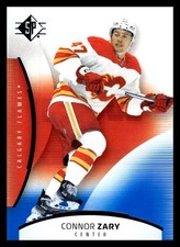 Connor Zary Calgary Flames 2025-26 SP Hockey Upper Deck Blue Parallel #58