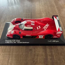 1/43 TOYOTA GT-ONE MINICHAMPS 745291