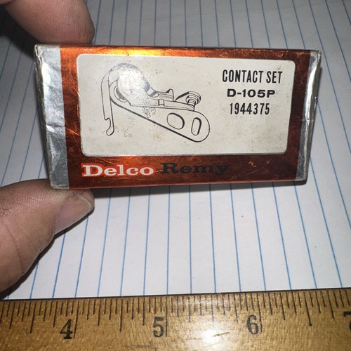 General Motors Delco Remy Points Contact Set D-105P 1944375 NEW OLD STOCK