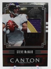 2008 Donruss Playoff Canton Absolute Steve McNair CA-15 25/25 Patch