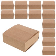 20pcs Kraft Match Box Set | DIY Blank Brown Paper Craft Boxes for Wedding Favor