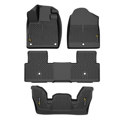 Fit For 23-24 Honda Pilot TPE Floor Mats All Weather Front Rear Row Carpet Liner