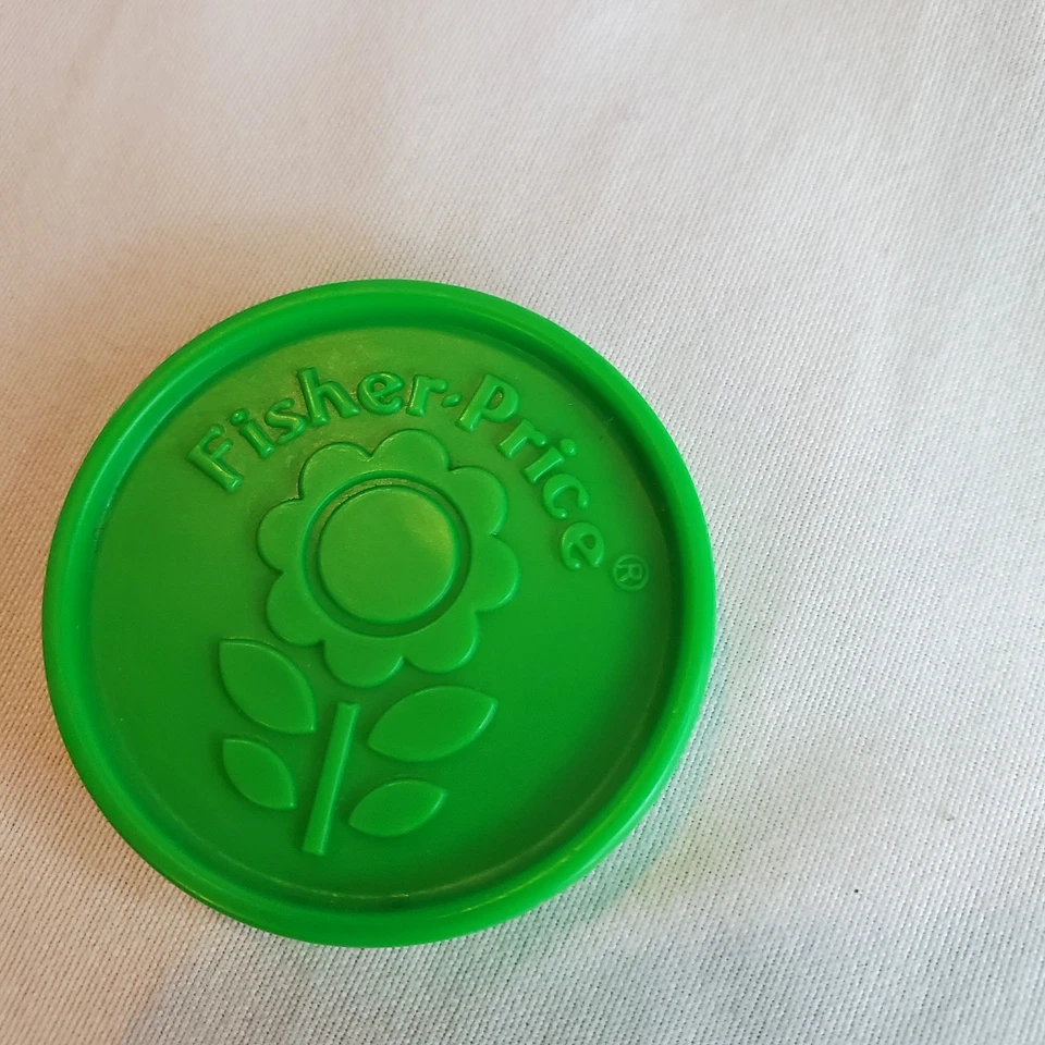 Fisher Price Barnyard 宾果 1994 年替换 1 个绿色绵羊硬币代币游戏 — 第 2/2 张图片