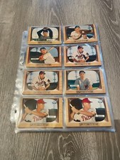 1955 Bowman 47 Card Lot Baseball G to EX Starter Set Hoyt Wilhelm