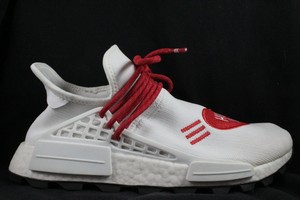 human made white red