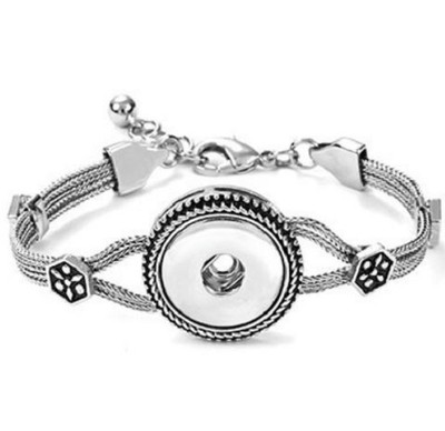 Ginger Snaps  1-Snap Heritage Chain Bracelet SN90-35 Interchangeable Jewelry