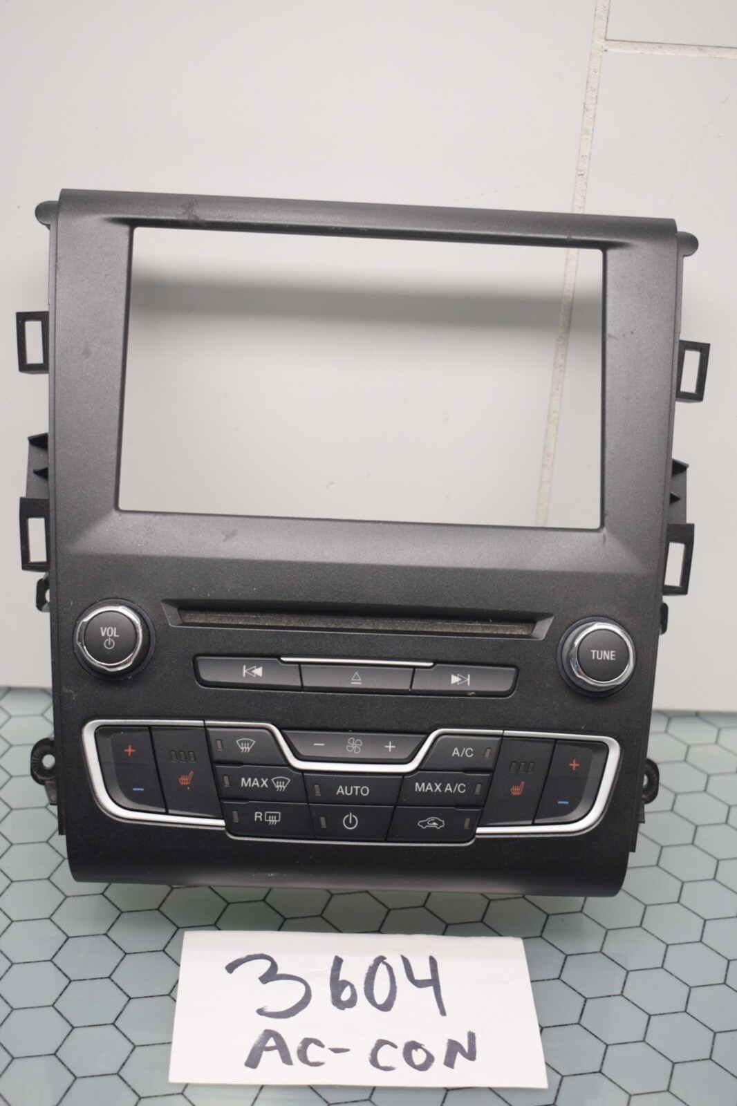 17 18 19 20 Ford Fusion Radio AC and Heater Control Used Stock #3604-AC