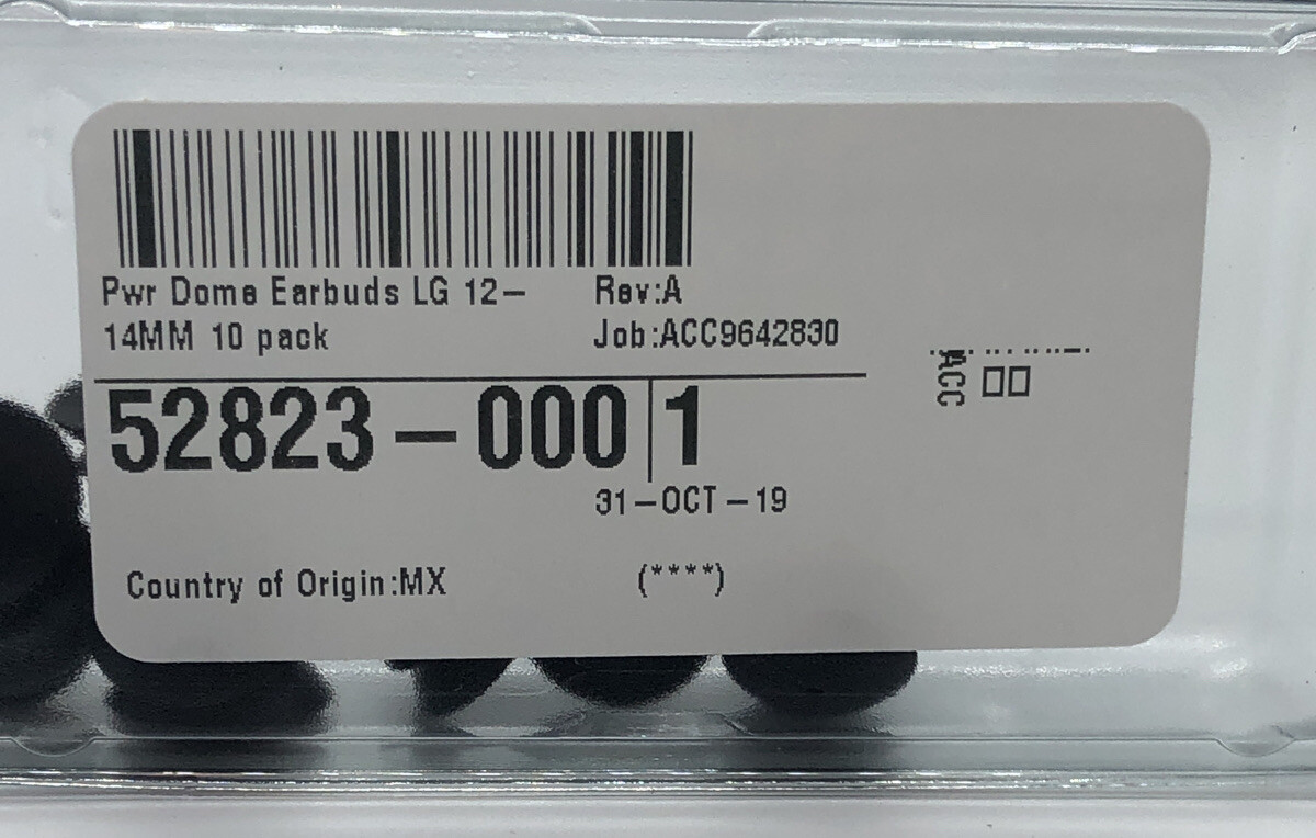 Starkey, NuEar Audibel Ric Hearing Aid Power Domes Lg 1214MM Closed(10 Pack) eBay