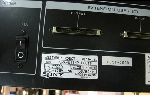 Sony SRX-511HP SCARA Robot Motion Controller - Picture 4 of 5