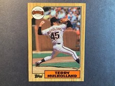 1987 Topps #536 Terry Mulholland RC San Francisco Giants EX-MT