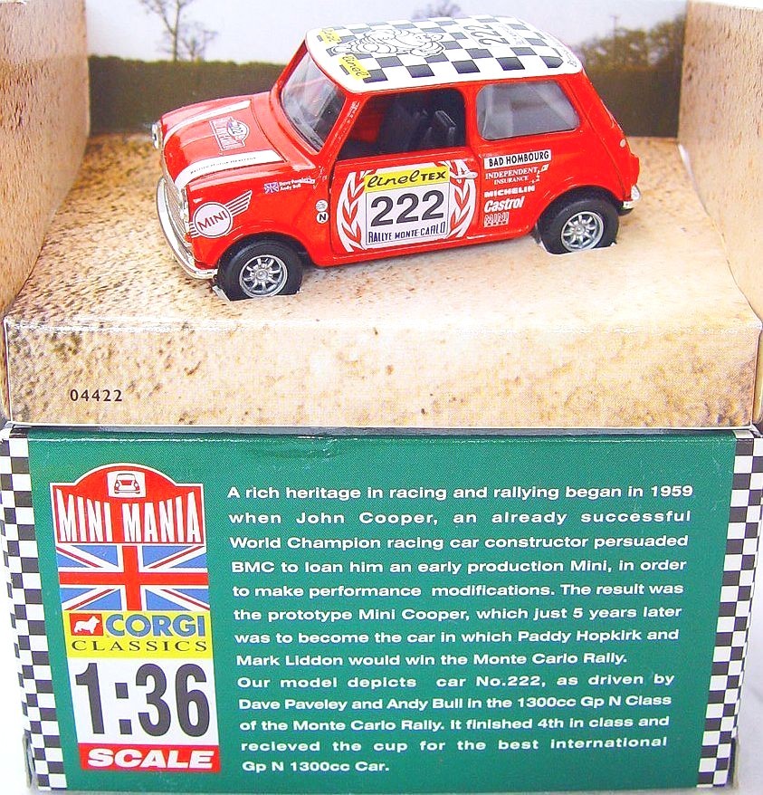 Corgi Toys 1:36 MORRIS MINI COOPER 