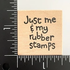 Wordsworth Just Me & My Rubber Stamps S090F Wood Mounted Rubber Stamp
