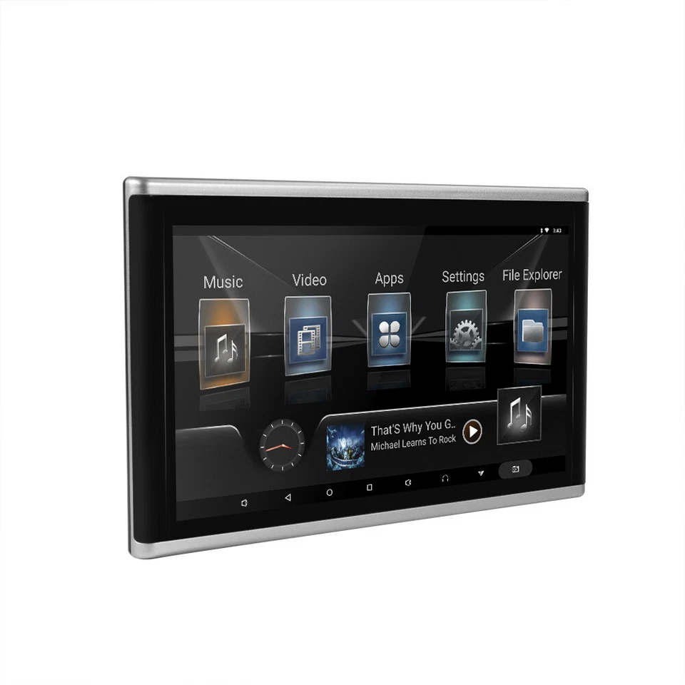 2X 11.6" Android 9.0 Car Headrest Monitor Touch Screen WIFI BT HDMI 1080P MP5 - Image 4 of 4