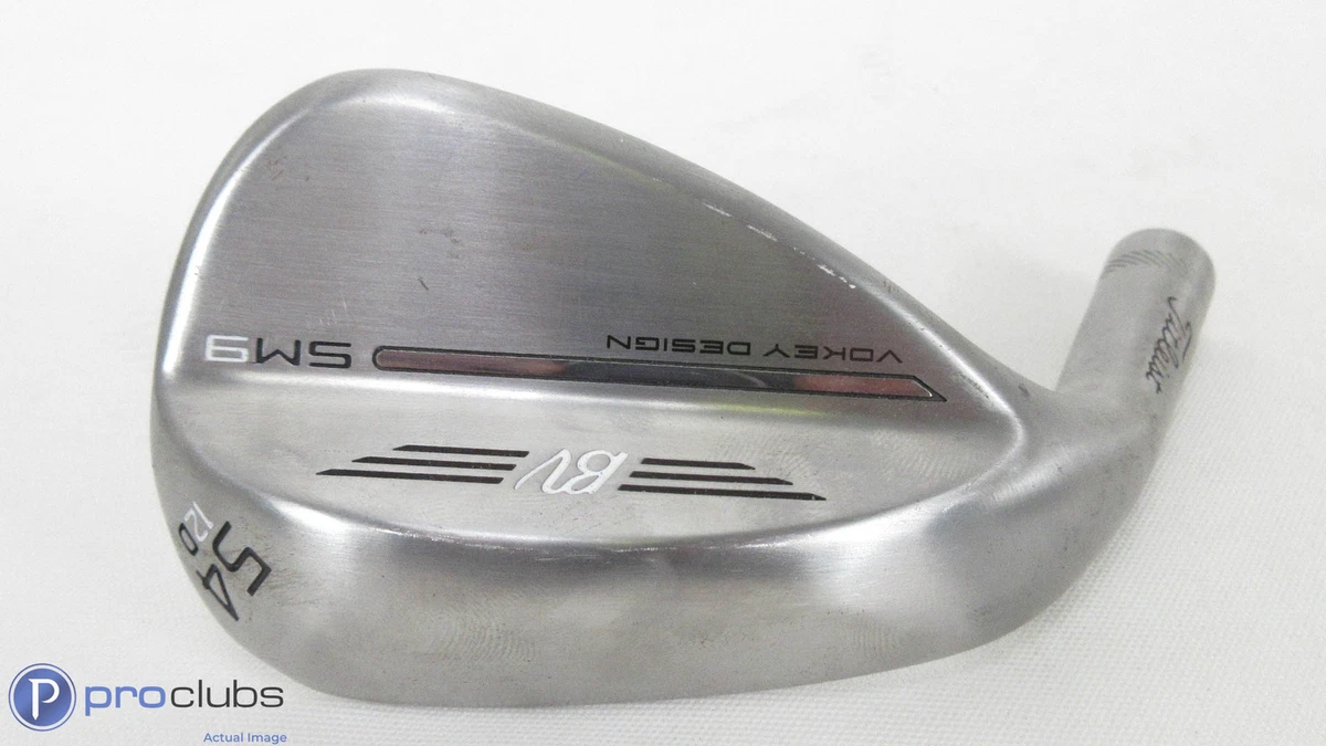 New! Titleist Vokey SM9 D-Grind 54*(12) -Head Only Wedge-Left