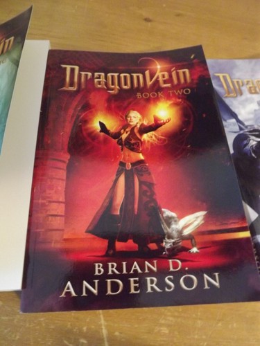 3 DragonVein PAPERBACK BOOKS BOOK 1, BOOK 2, BOOK 3 Brian D. Anderson - Picture 4 of 6