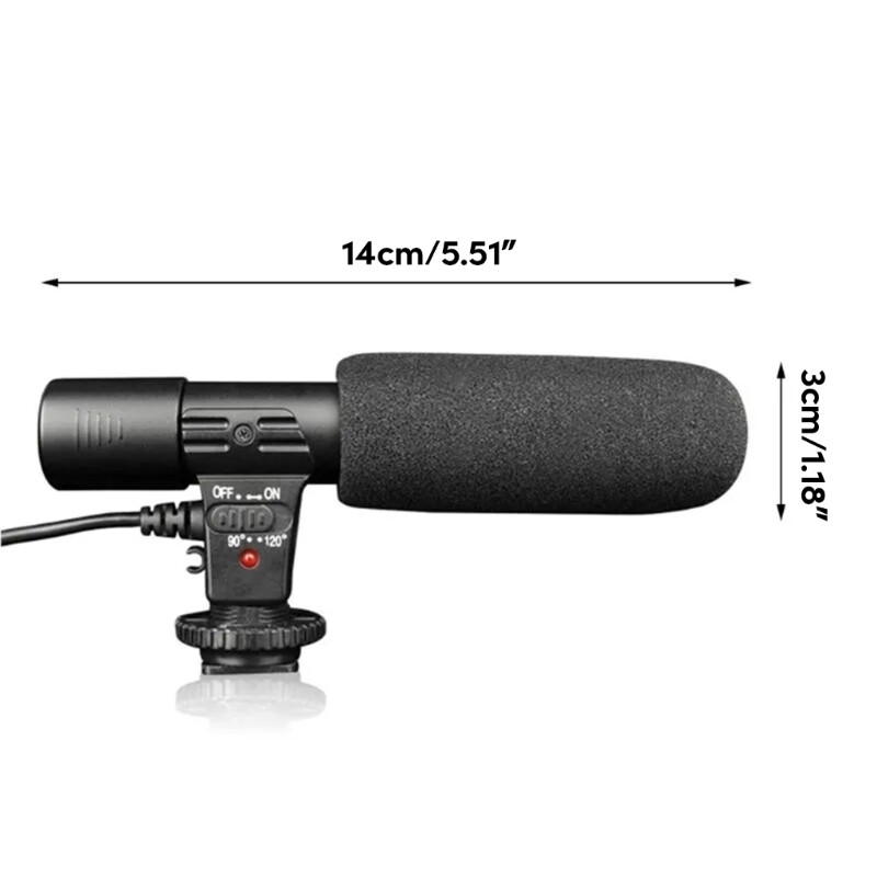 3.5mm Microphone External Stereo For Camcorders