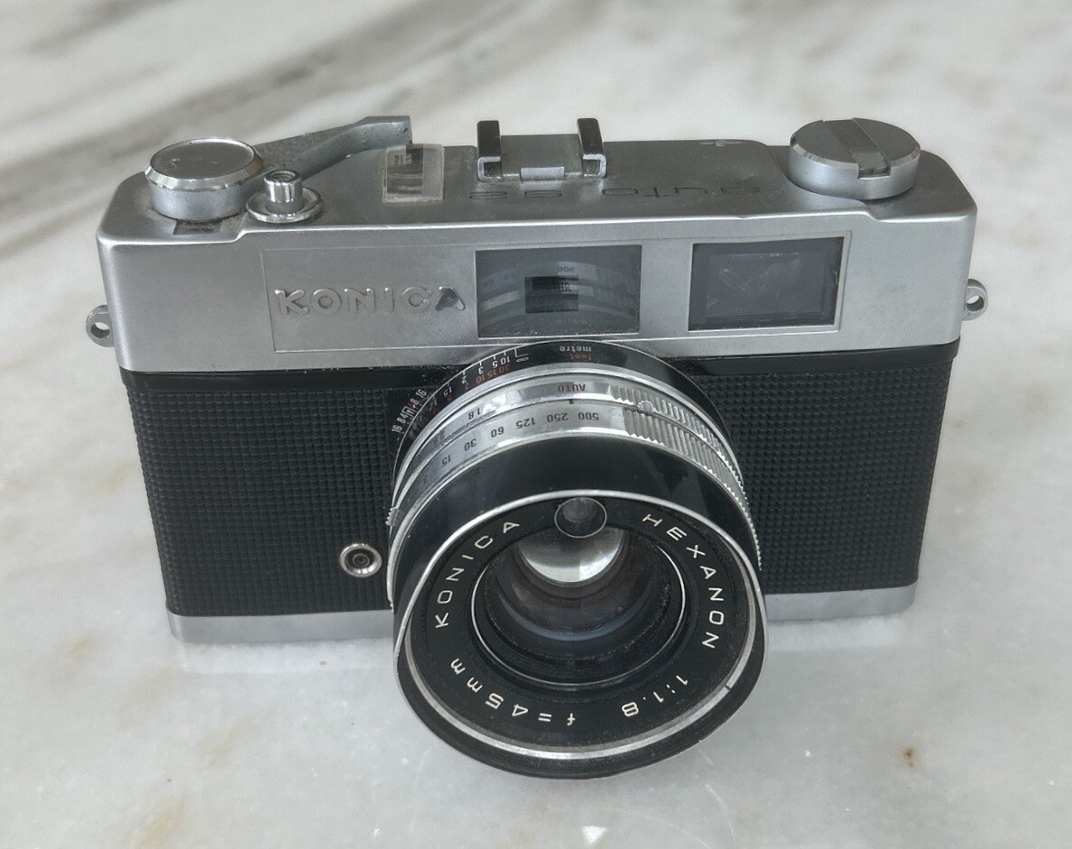 Konica Minolta Konica Auto S2 Rangefinder Camera Hexanon 45MM F1