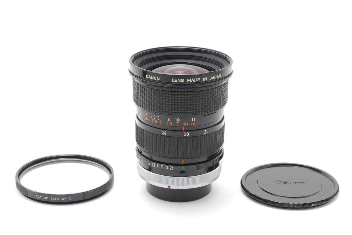 EXC+5】Canon FD 24-35mm f/3.5 S.S.C SSC ASPHERICAL Zoom Lens EXC+5】Canon FD 24-35mm f/3.5 S.S.C SSC ASPHERICAL Zoom Lens